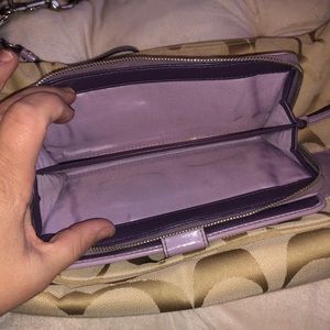 Coach purse and wallet